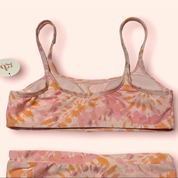 GB Girl.. Girls Big Girls Bandeau High Waisted Two-Piece Swimsuit Tie Dye - Picture 3 of 7